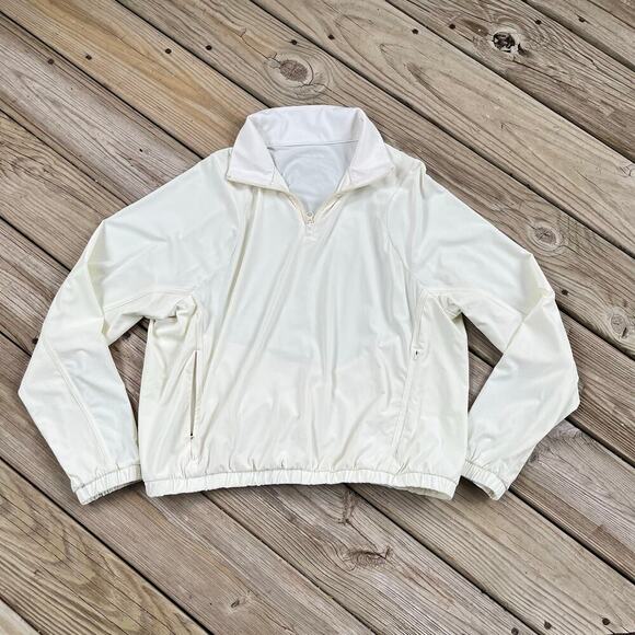 Outdoor Voices Women's Ivory Windbreaker Lightweight Jacket Size M - Picture 1 of 9